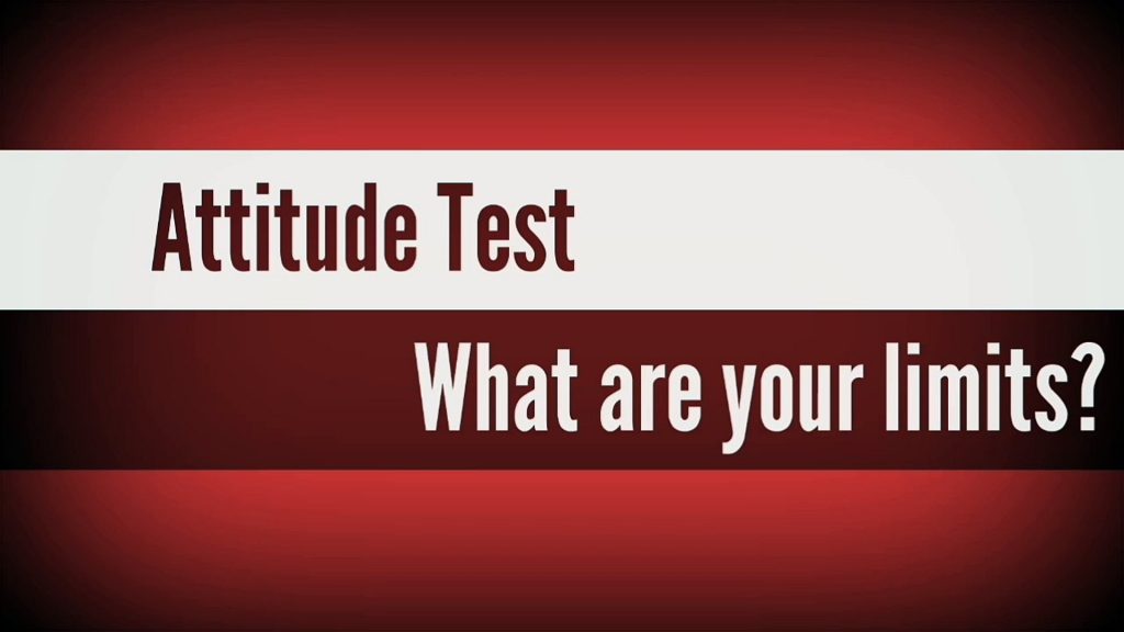 Attitude Test Dr Muktesh Daund